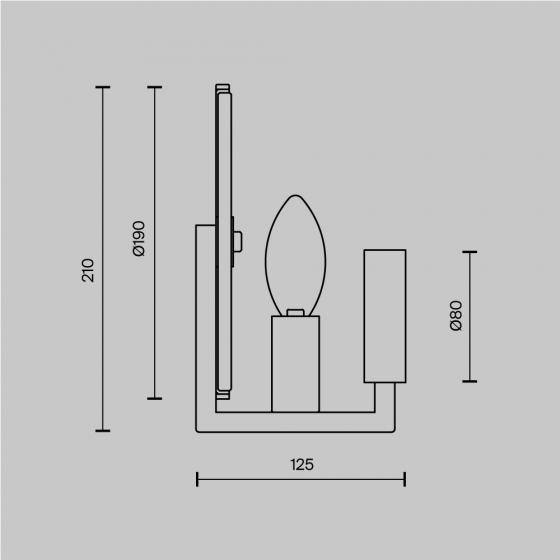 Настенный светильник Мармо латунь, белый абажур 4