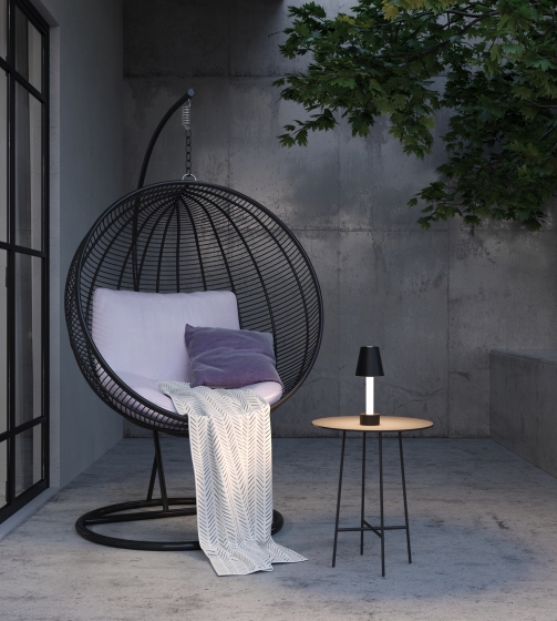 Настольный светильник Tet-a-tet черный 3