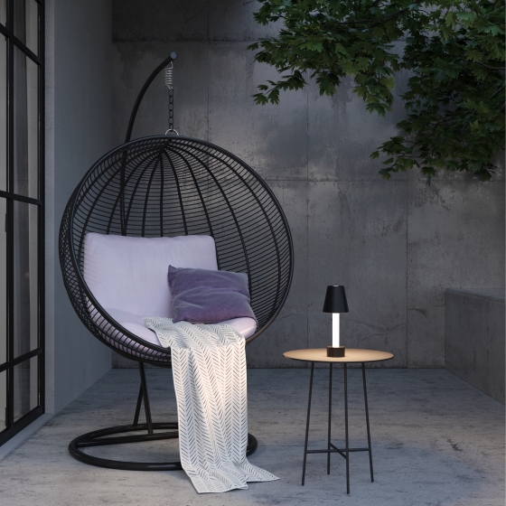 Настольный светильник Tet-a-tet черный 4