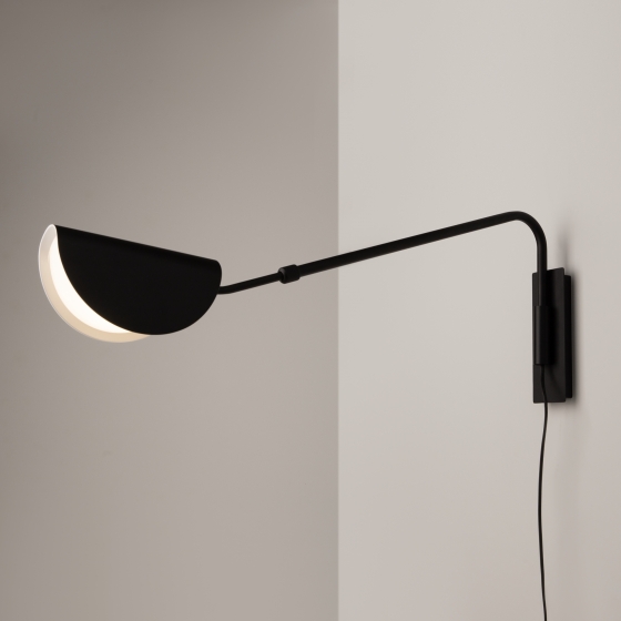 Настенный светильник Mollis черный 5