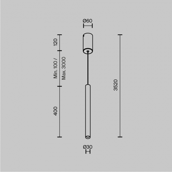 Подвесной светильник Pro Base золотой 9