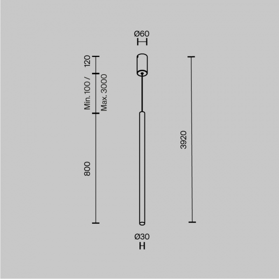Подвесной светильник Pro Extra черный 30 см 2