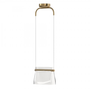 Подвесной светильник Cabaret латунь, стекло прозрачное
