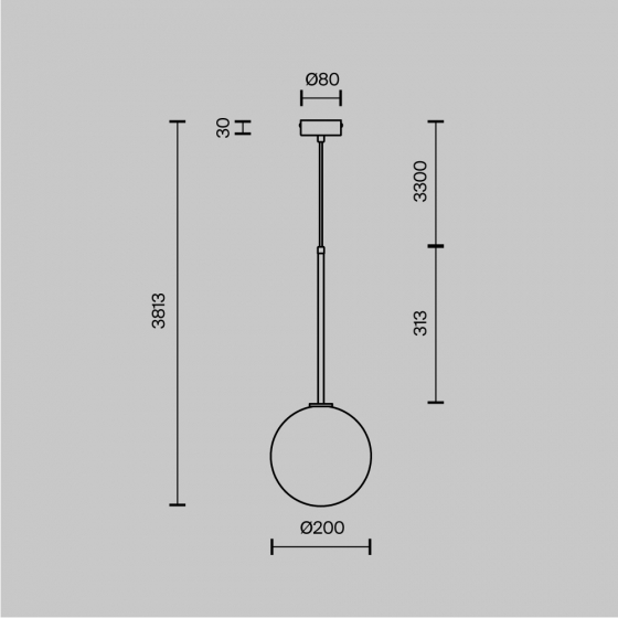 Подвесной светильник 2