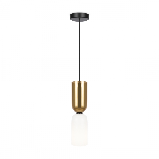 Подвесной светильник Memory черный, золотой и белый 1