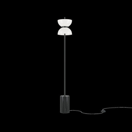 Напольный светильник Kyoto черный, белый, 145 см 3