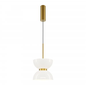 Подвесной светильник Kyoto белый, золото, 220 мм