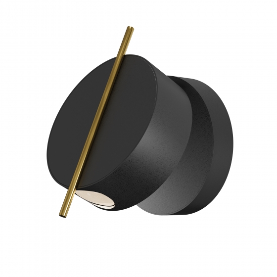 Настенный светильник Nuance черный 7