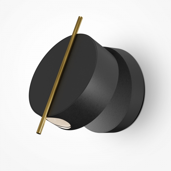 Настенный светильник Nuance черный 9