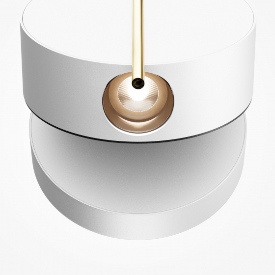 Настенный светильник Nuance белый и латунь 10