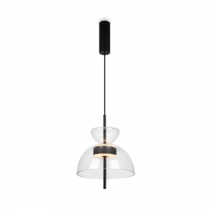 Подвесной светильник Bangkok черный, стекло