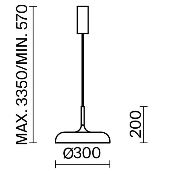 Подвесной светильник Gerhard серый 300 мм 8