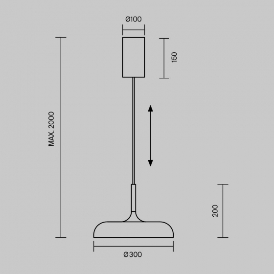Подвесной светильник Gerhard белый 300 мм 8