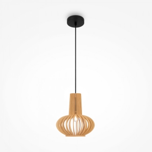 Подвесной светильник Roots черный, бежевый