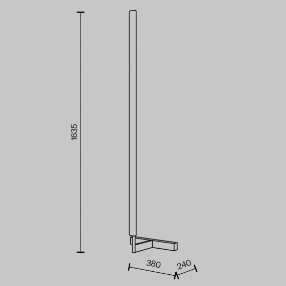 Торшер Combo белый 6