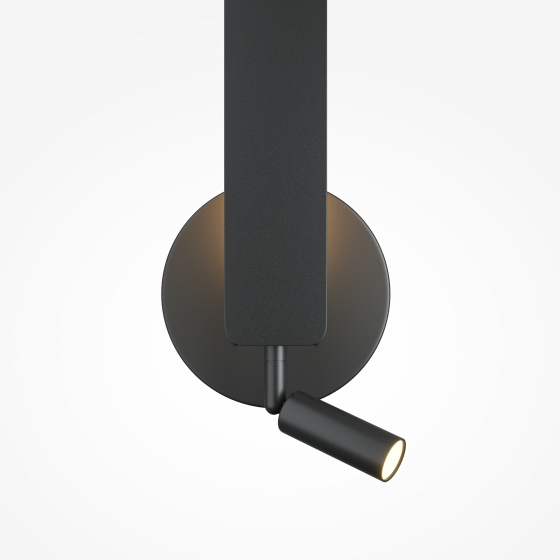 Настенный светильник Combo черный, акриловый абажур 2