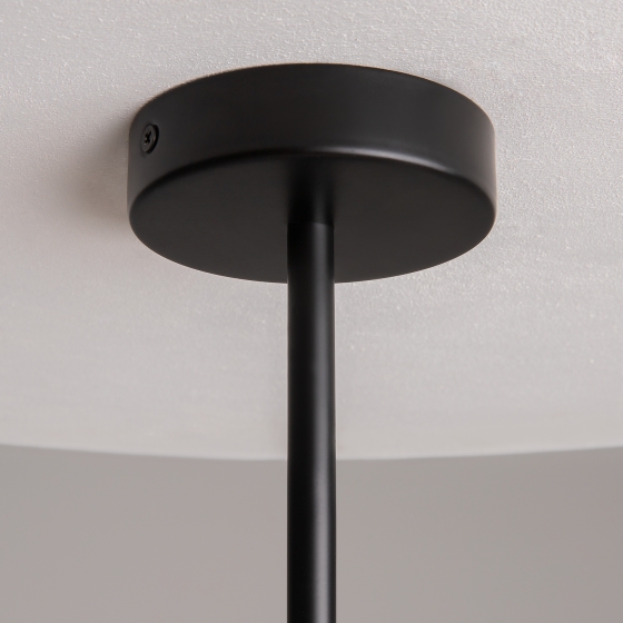 Подвесной светильник Organic черный с коричневыми плафонами 9