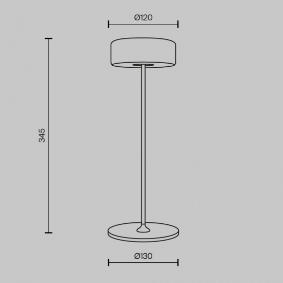 Настольный светильник AI Collaboration черный 14