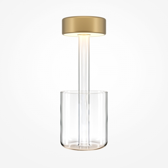 Настольный светильник AI Collaboration прозрачный, золото 6