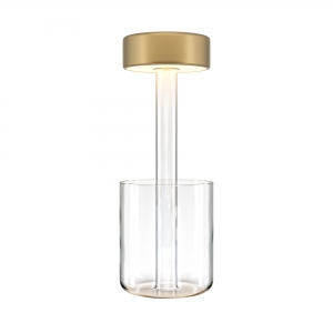 Настольный светильник AI Collaboration прозрачный, золото