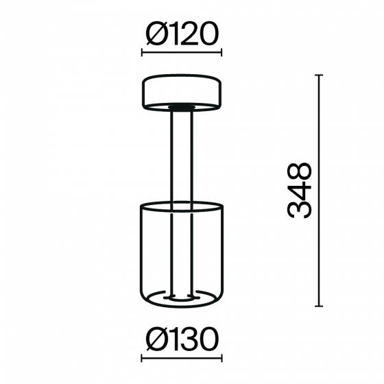 Настольный светильник AI Collaboration прозрачный, золото 12
