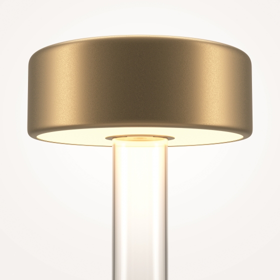 Настольный светильник AI Collaboration прозрачный, золото 14