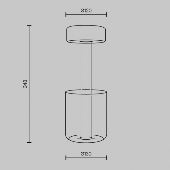 Настольный светильник AI Collaboration прозрачный, золото 17