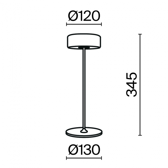 Настольный светильник AI Collaboration золотой 10