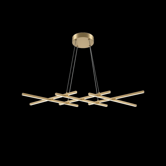 Подвесной светильник Halo латунь, белый абажур 7