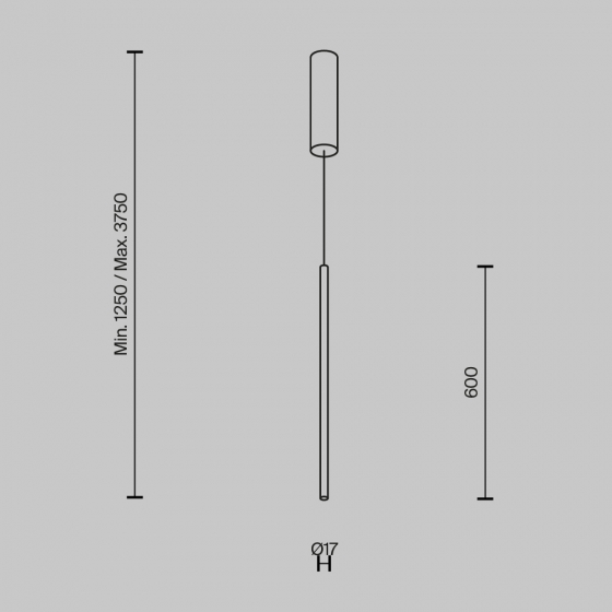 Подвесной светильник Halo черный с белым абажуром 10