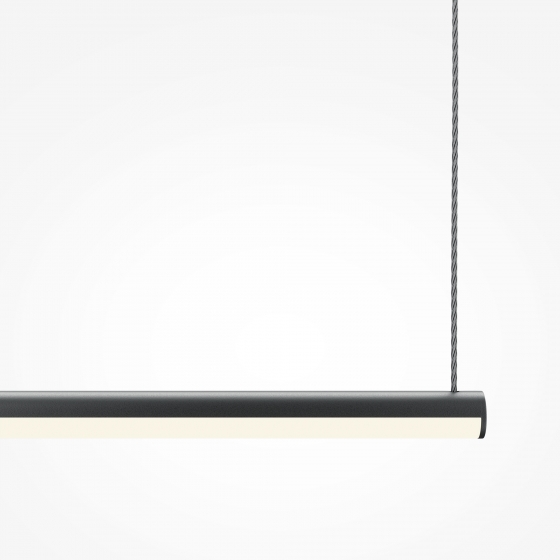 Подвесной светильник Halo черный с белым абажуром 6