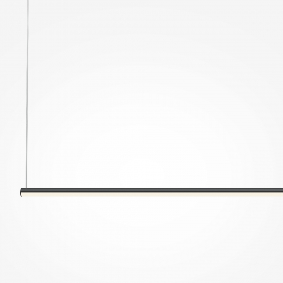 Подвесной светильник Halo черный с белым абажуром 8