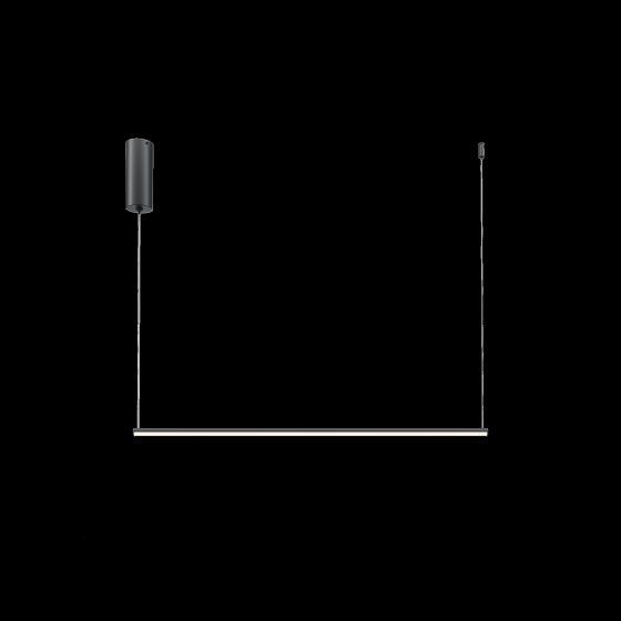 Подвесной светильник Halo черный с белым абажуром 3