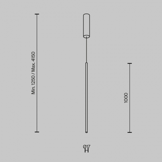 Подвесной светильник Halo черный алюминий 17 см 10