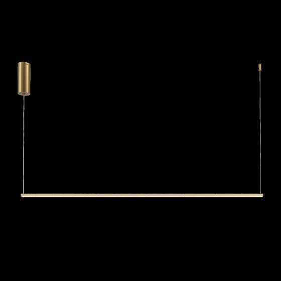 Подвесной светильник Halo латунь, белый абажур 3