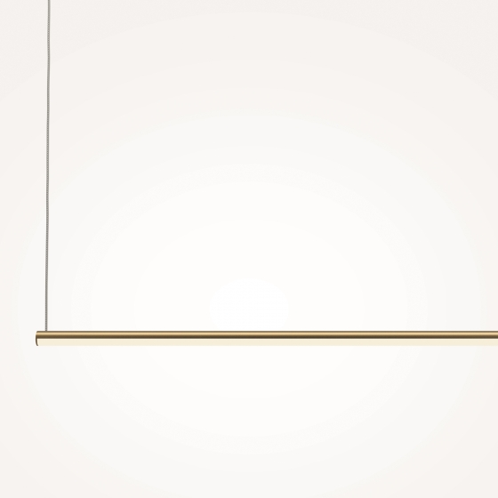 Подвесной светильник Halo латунь, белый абажур 5