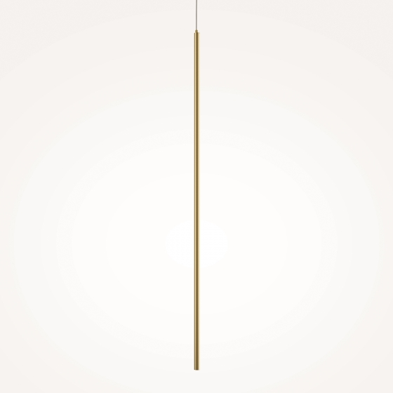 Подвесной светильник Halo латунь, белый абажур 2