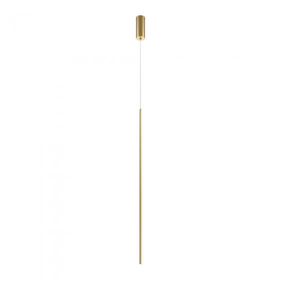 Подвесной светильник Halo латунь, белый абажур 1