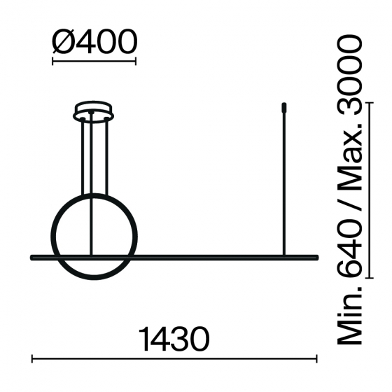 Подвесной светильник Halo черный с белым абажуром 4