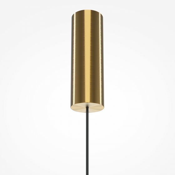 Подвесной светильник Level коньячный, латунь 14