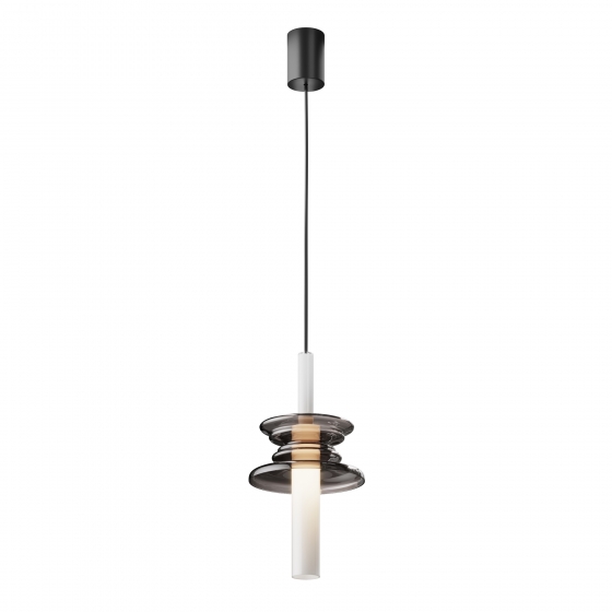 Подвесной светильник Sound Wave черный стекло 1