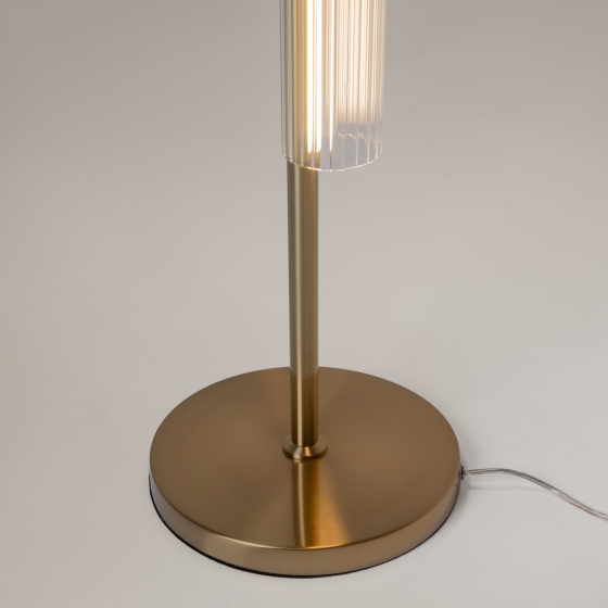 Напольный светильник Loom латунный, стекло 10