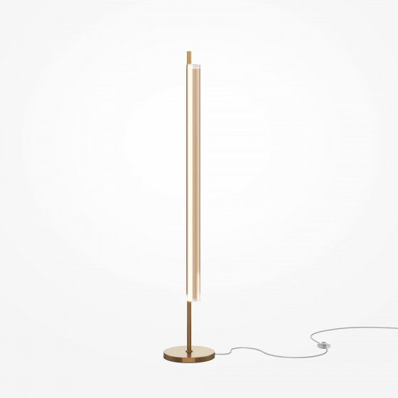 Напольный светильник Loom латунный, стекло 2