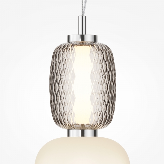 Подвесной светильник Pattern белый и серый 2