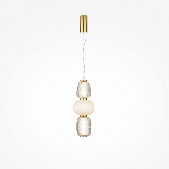 Подвесной светильник Pattern золотой, стекло, 170 мм 5
