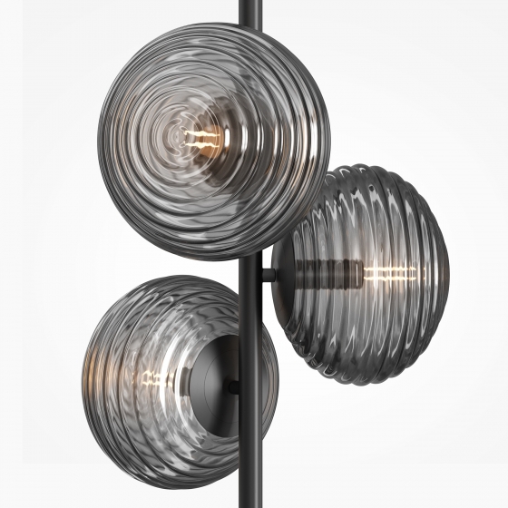 Подвесной светильник Reels черный, дымчатый 4