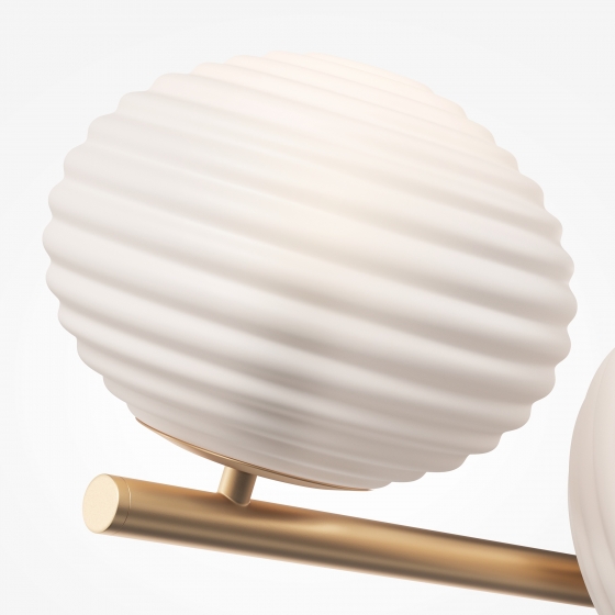 Подвесной светильник Reels белый, золото, 132 см 5