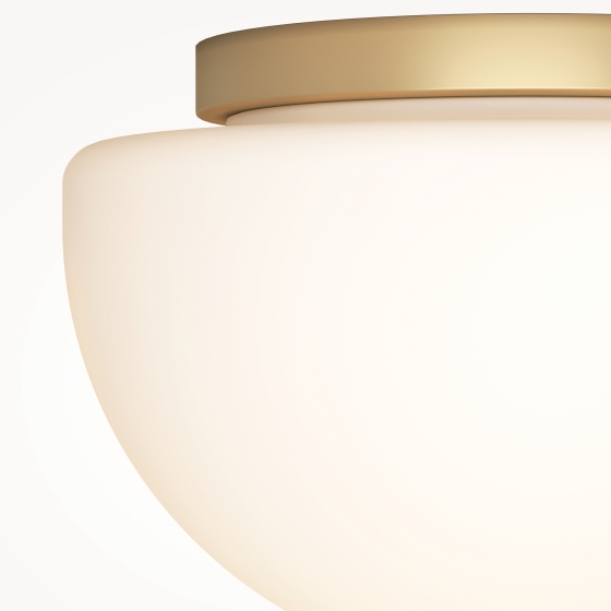 Потолочный светильник Glassy белый, золото 315 мм 5