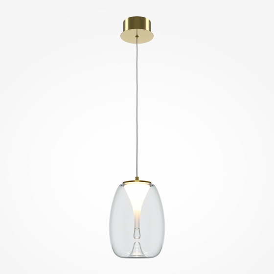 Подвесной светильник Splash прозрачный, золото, 200 мм 10