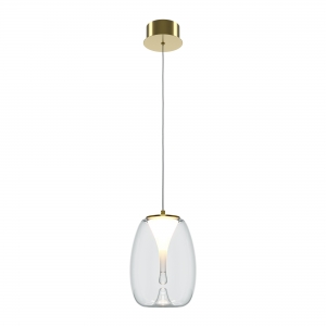Подвесной светильник Splash прозрачный, золото, 200 мм